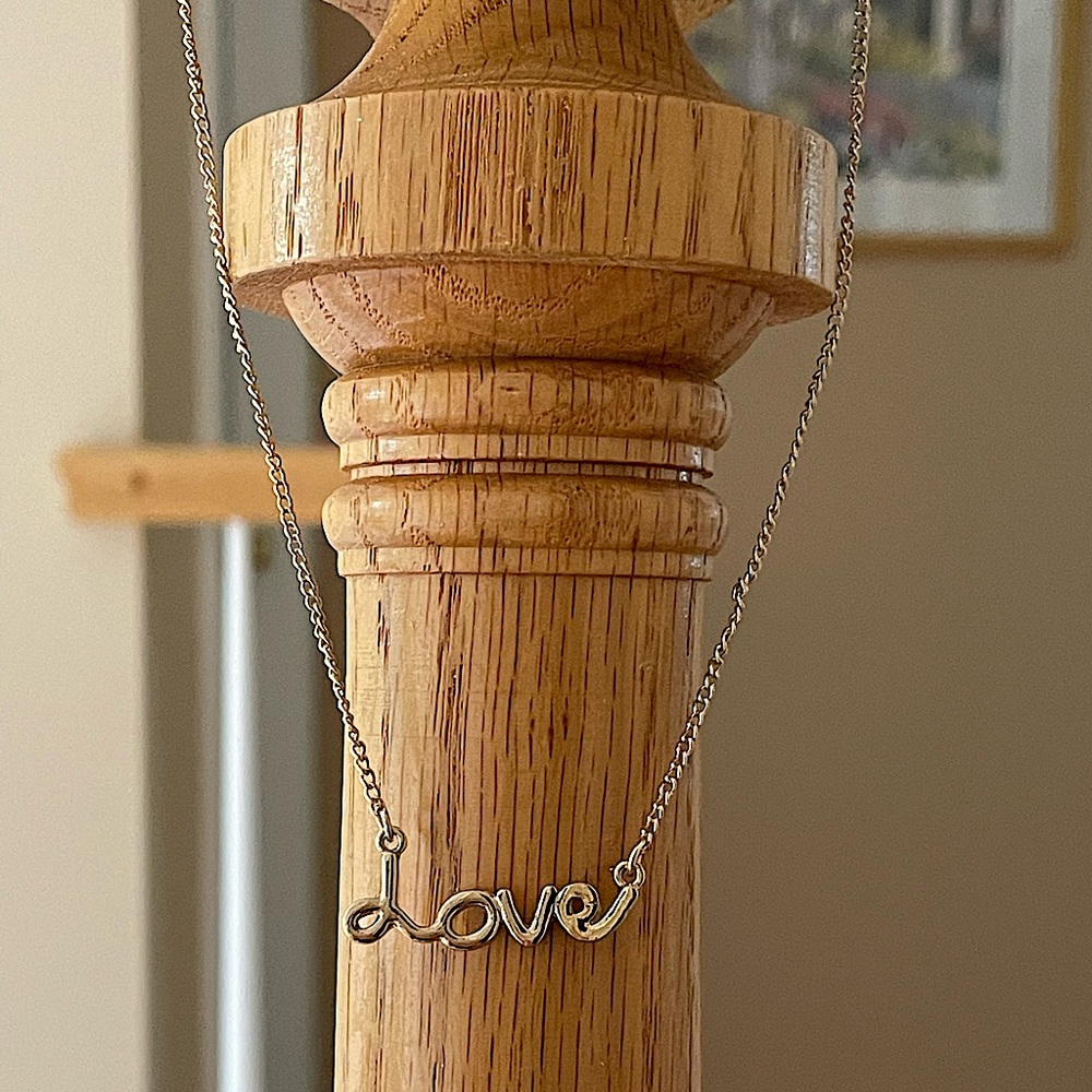 Gold “Love” Necklace